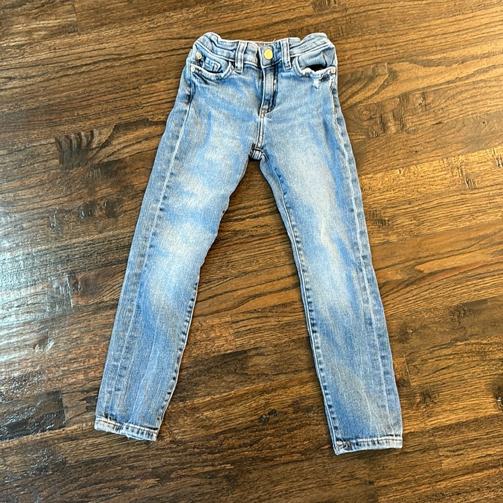 DL1961 Little Girl’s Harper Straight Leg Boyfriend Jeans in “Seaborn”